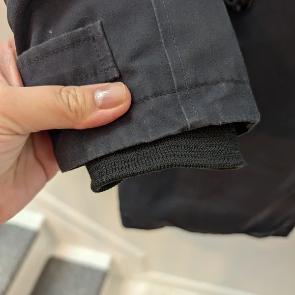 Canada Goose Kensington Parka Navy Jacket with Fur Size MD - Picture 4 of 13